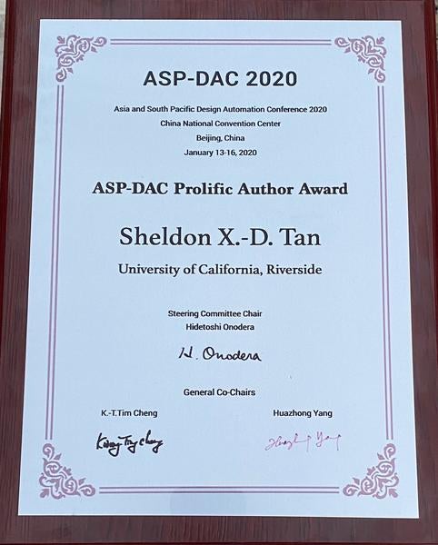 ASPDAC Prolific Award